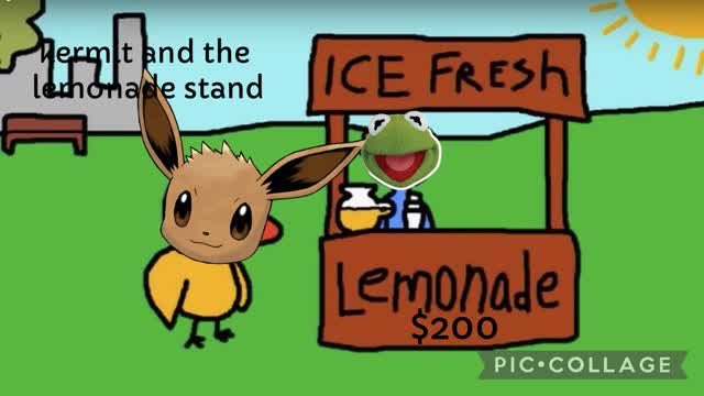 pokemon plush episode 1: kermit and the lemonade stand