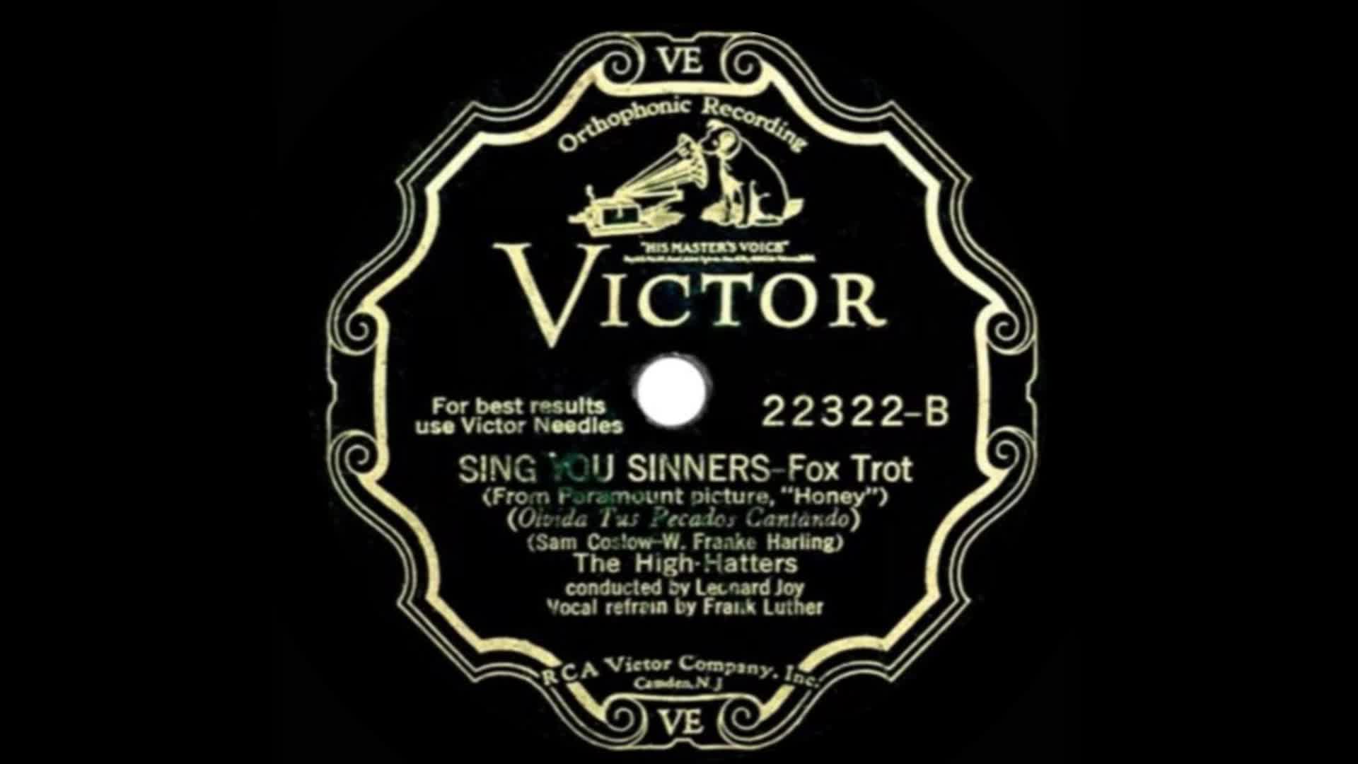 Sing You Sinners. The High Hatters (1930)