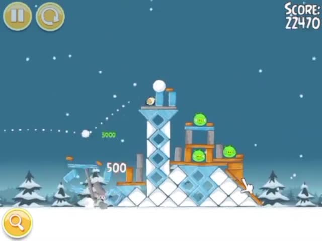 angry birds seasons - season's greeding's (completo)
