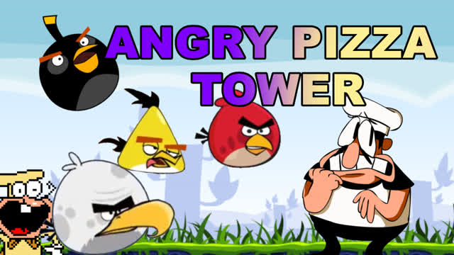 Angry pizza tower parody