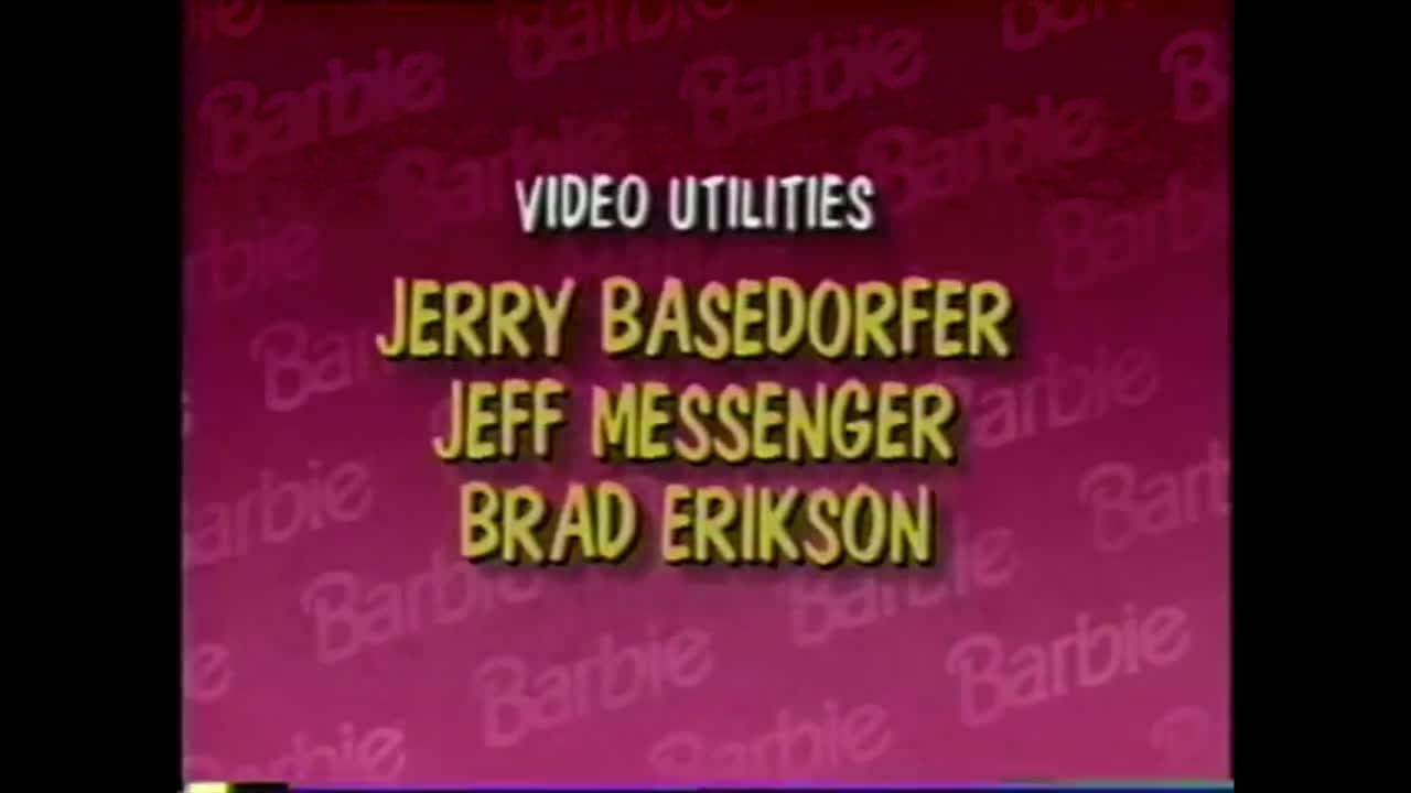 Opening & Closing To Dance! Workout With Barbie VHS Reversed