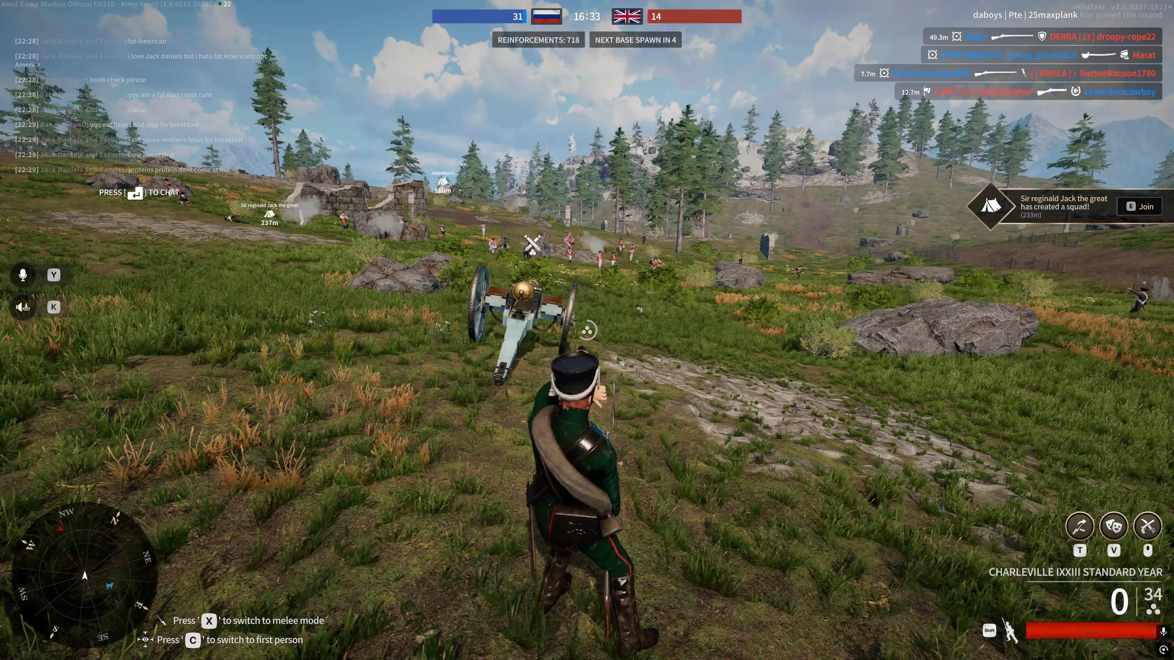 THE BRITISH ARE COMING!