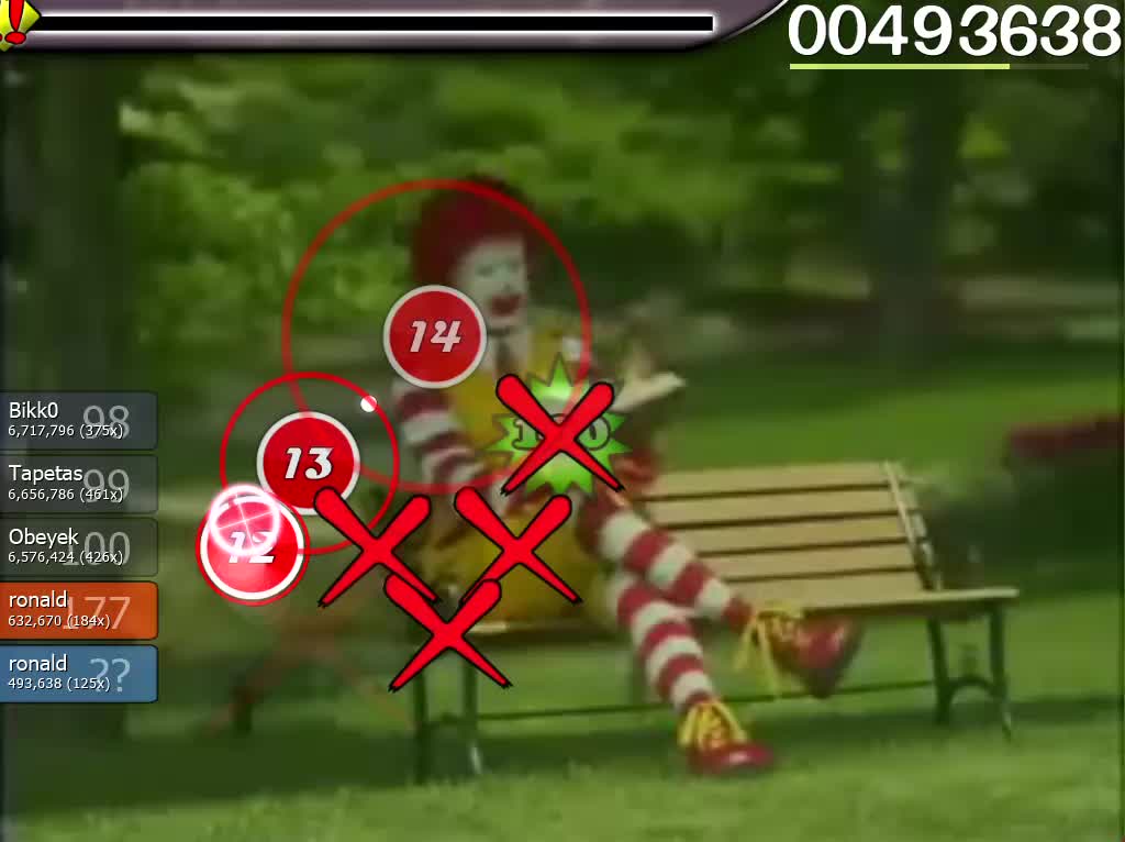 Playing Impossible osu map