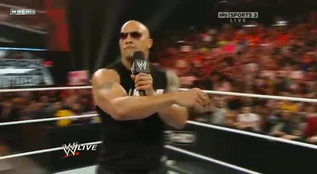 The Rock mocks John Cena