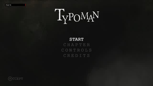 The First 15 Minutes of Typoman (Wii U)