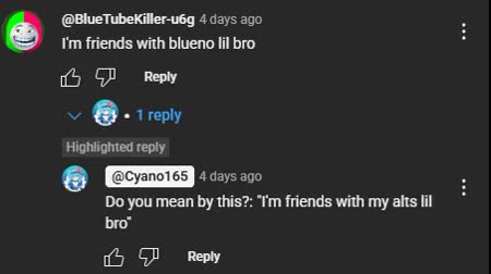 Cyano tried to know that i'm friends with my alts