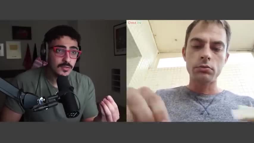 crazy zionist has a ch!mp out.