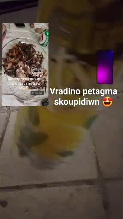 Vradino petagma skoupidiwn 😍