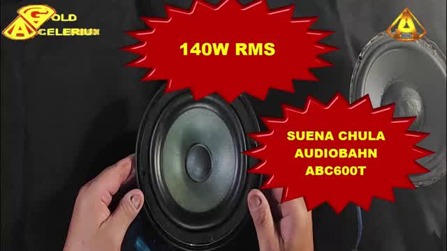 PODEROSA Y FINA @AUDIOBAHN ABC600T, @GOLDACELERIUX