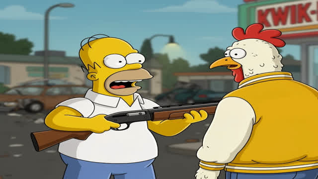 The Simpsons Lost Episode 6(7) Hotline Miami