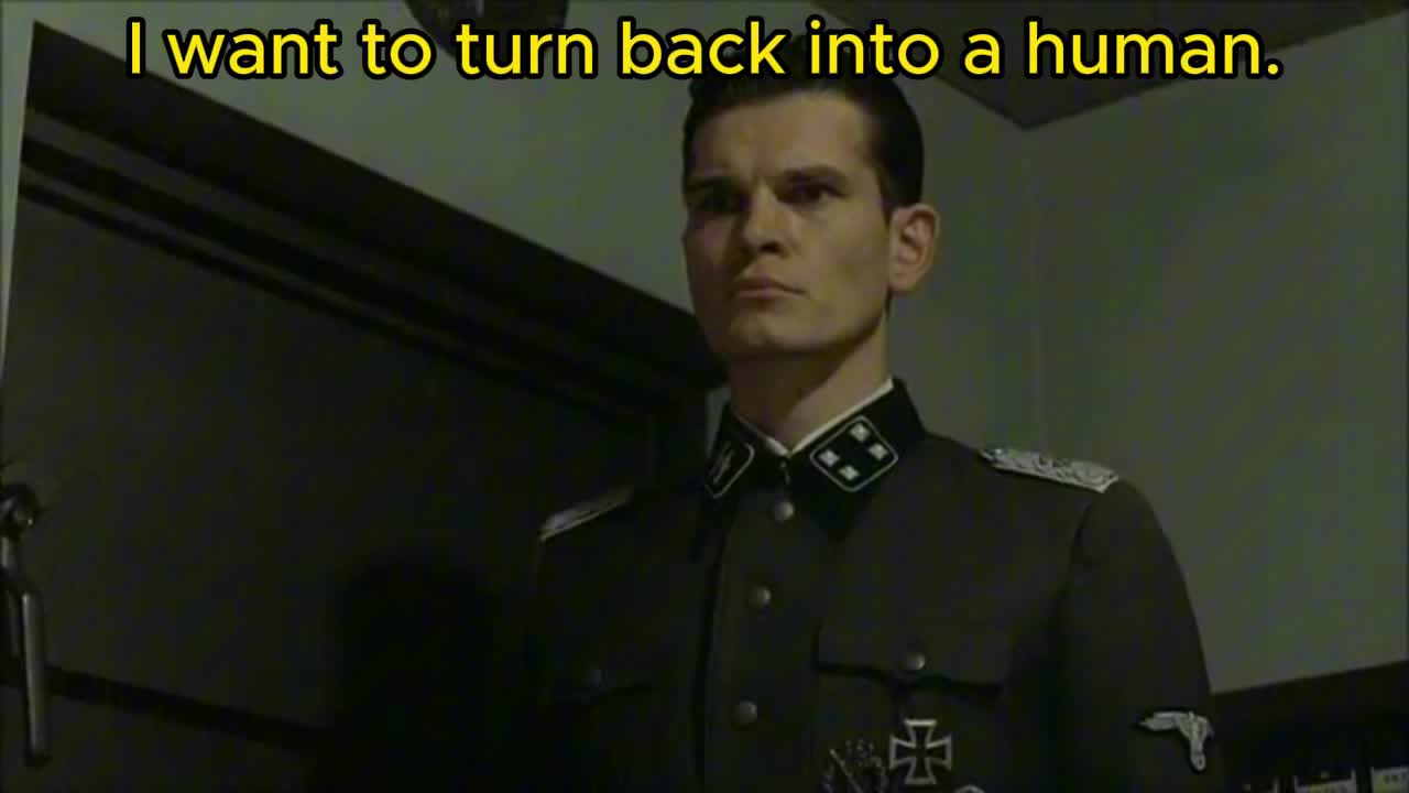 Hitler is informed he has been transformed into a Bad Piggy
