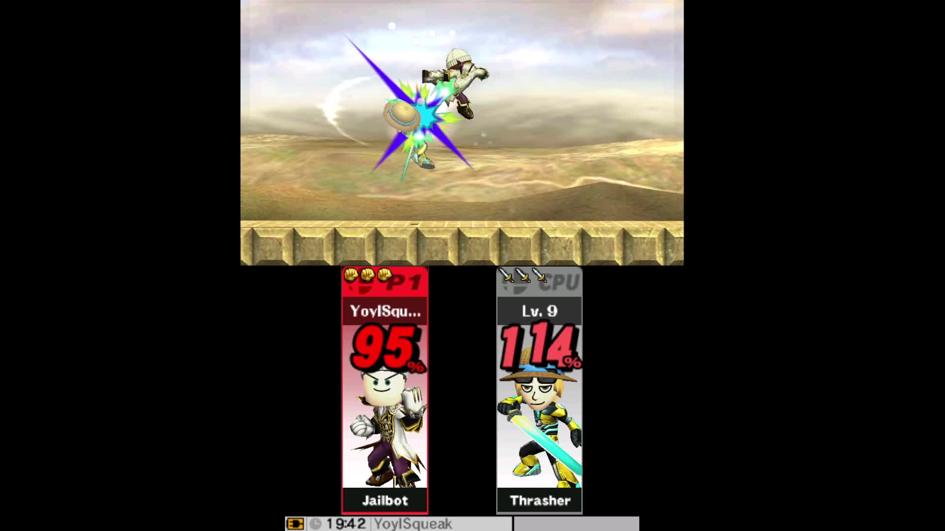 Smash Battle #4| Jailbot VS Thrasher (Robotomy)