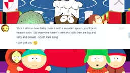 South Park - Chocolate Salty Balls Song Lyric Prank To My Kohai