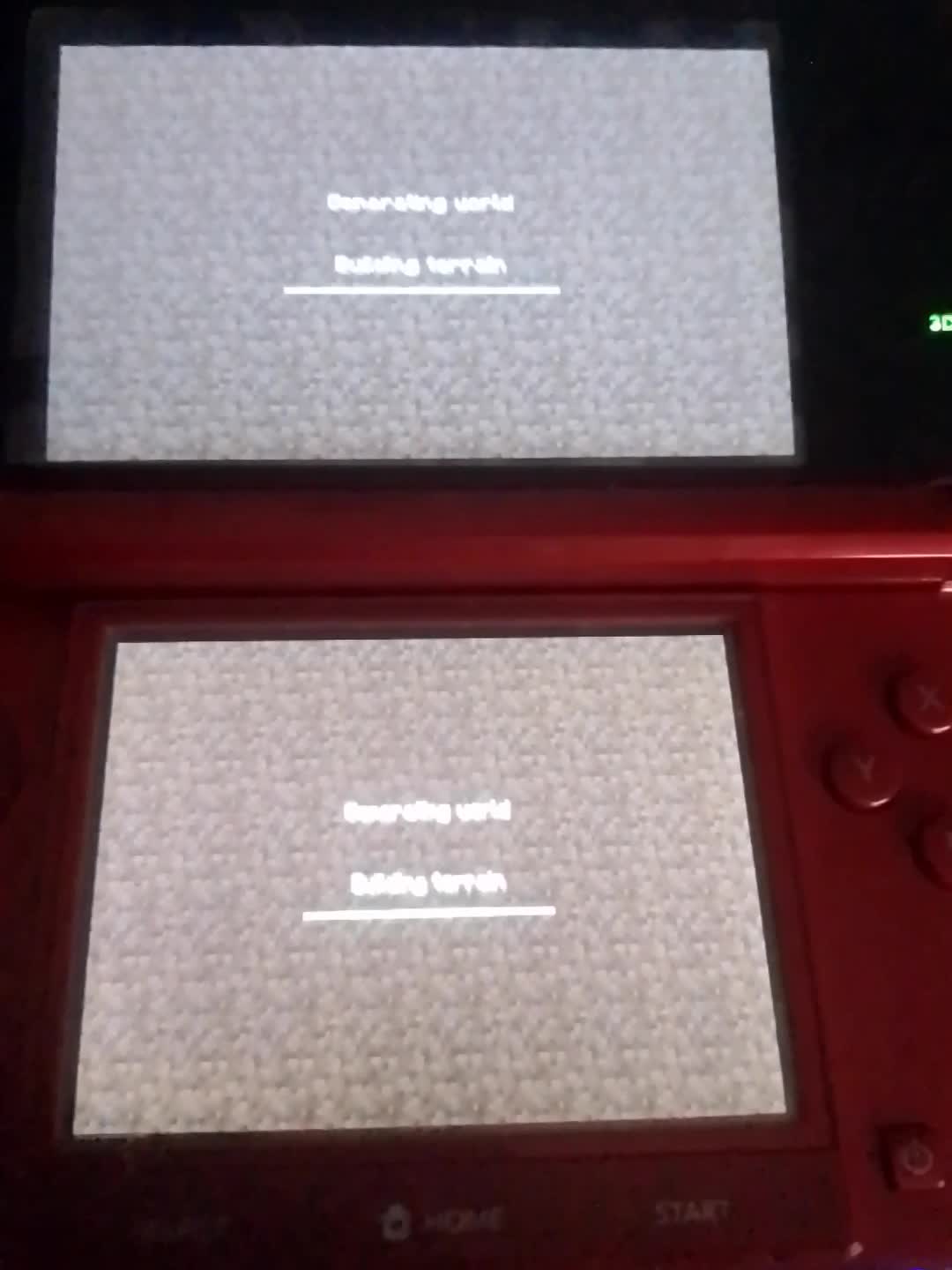 Minecraft PE 0.6.1 on (old) 3ds !