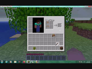 day 1 of minecraft indev on vidlii