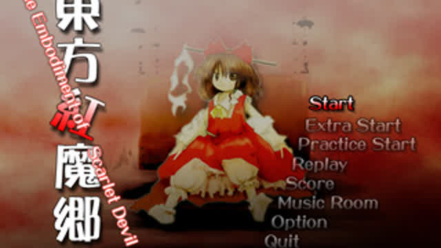 A dumbass playing touhou (dies)