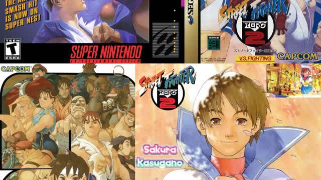 Street Fighter Alpha 2 (Original Soundtrack) - Sakura Kasugano's Stage Theme [SNES VS Sega Saturn]