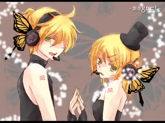 Kagamine Rin and Len Magnet Kagamine Rin and Len Magnet