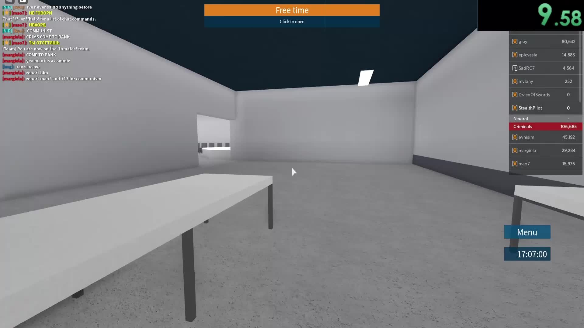 PRISON LIFE SPEEDRUN