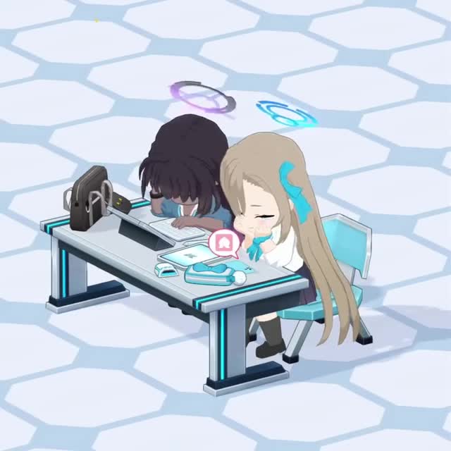 Asuna & Karin in classroom