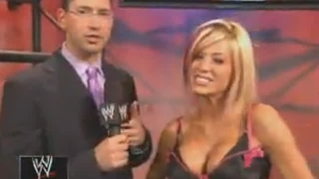 Todd Grisham interviews Ashley about being back on RAW Todd Grisham interviews Ashley about being back on RAW