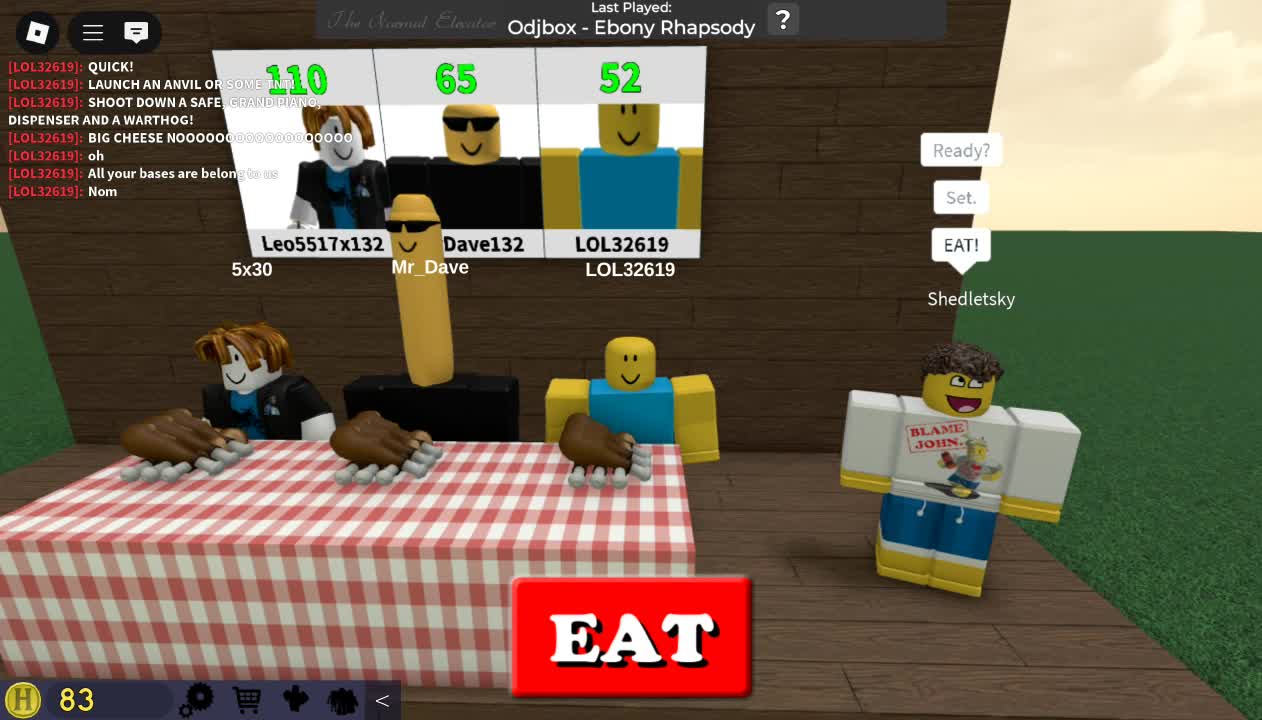 The Normal Elevator eating contest The Normal Elevator eating contest