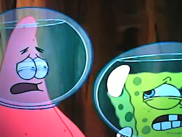 SpongeBob SquarePants Nick Channel Screenbug on TV (Recorded in July 2010, NV AU)