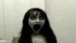 Creepy Grudge Ghost Girl in the Mirror!