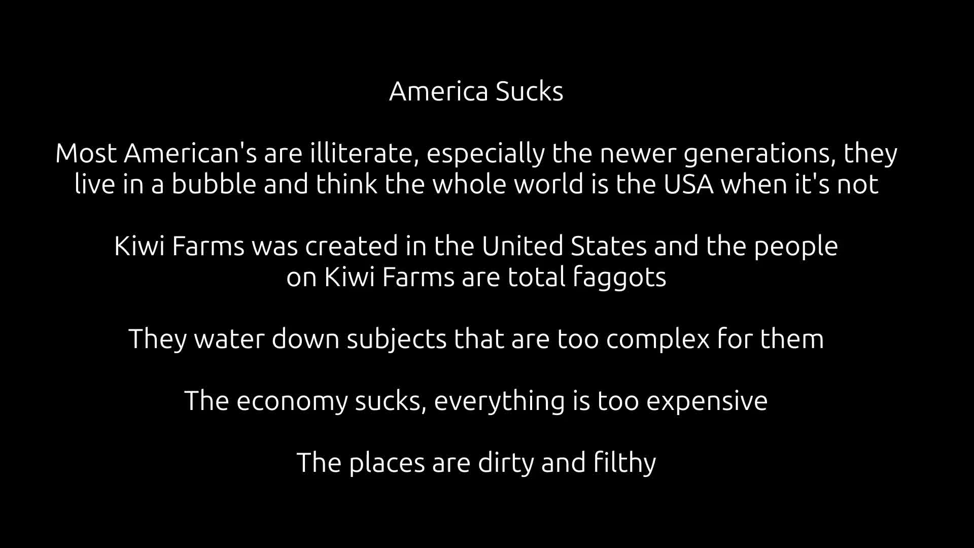 America Sucks America Sucks
