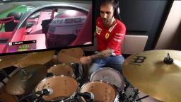 Charles Leclerc's Pole Position Monza DRUM SOLO