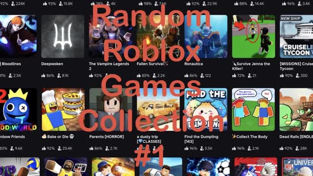 Random Roblox Games Collection #1