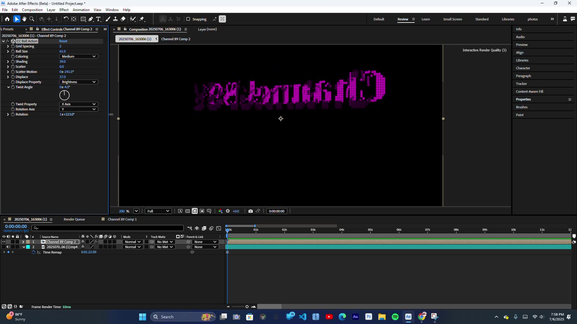 What to do in After Effects?