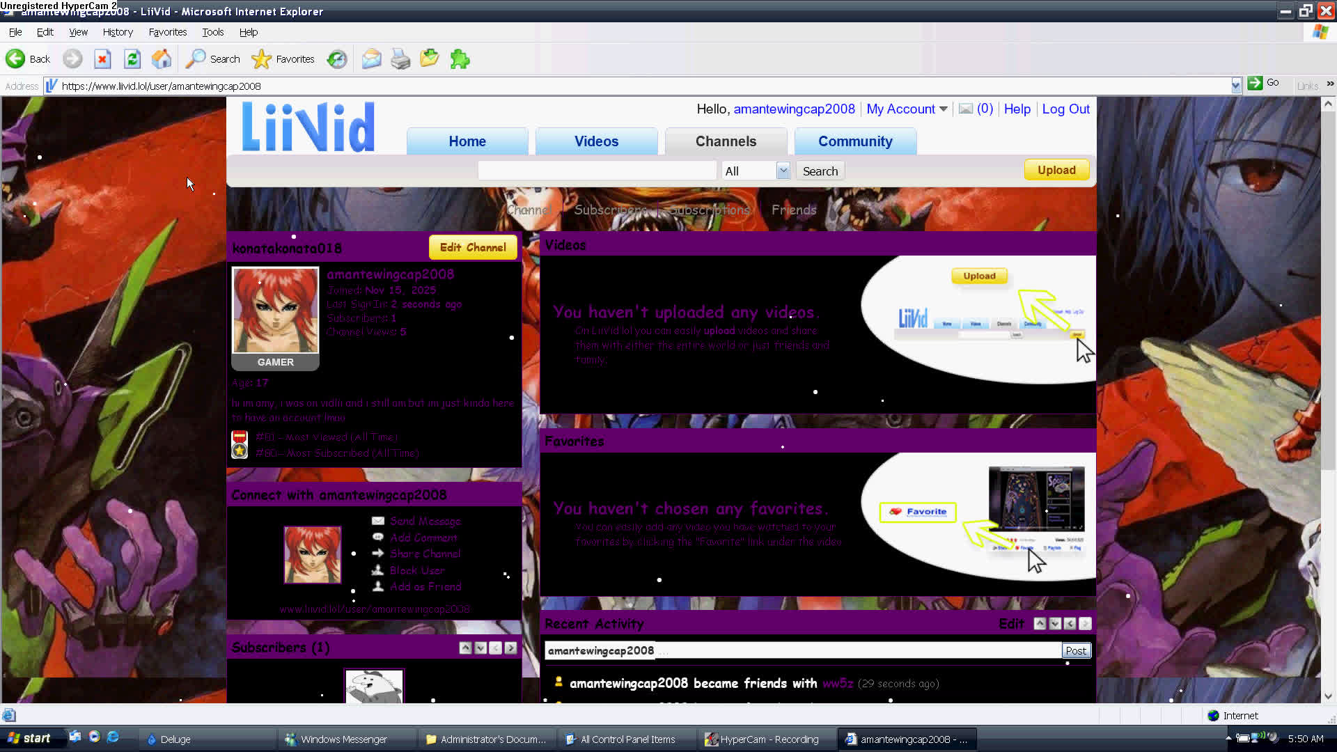 im on liivid! (read desc) im on liivid! (read desc)