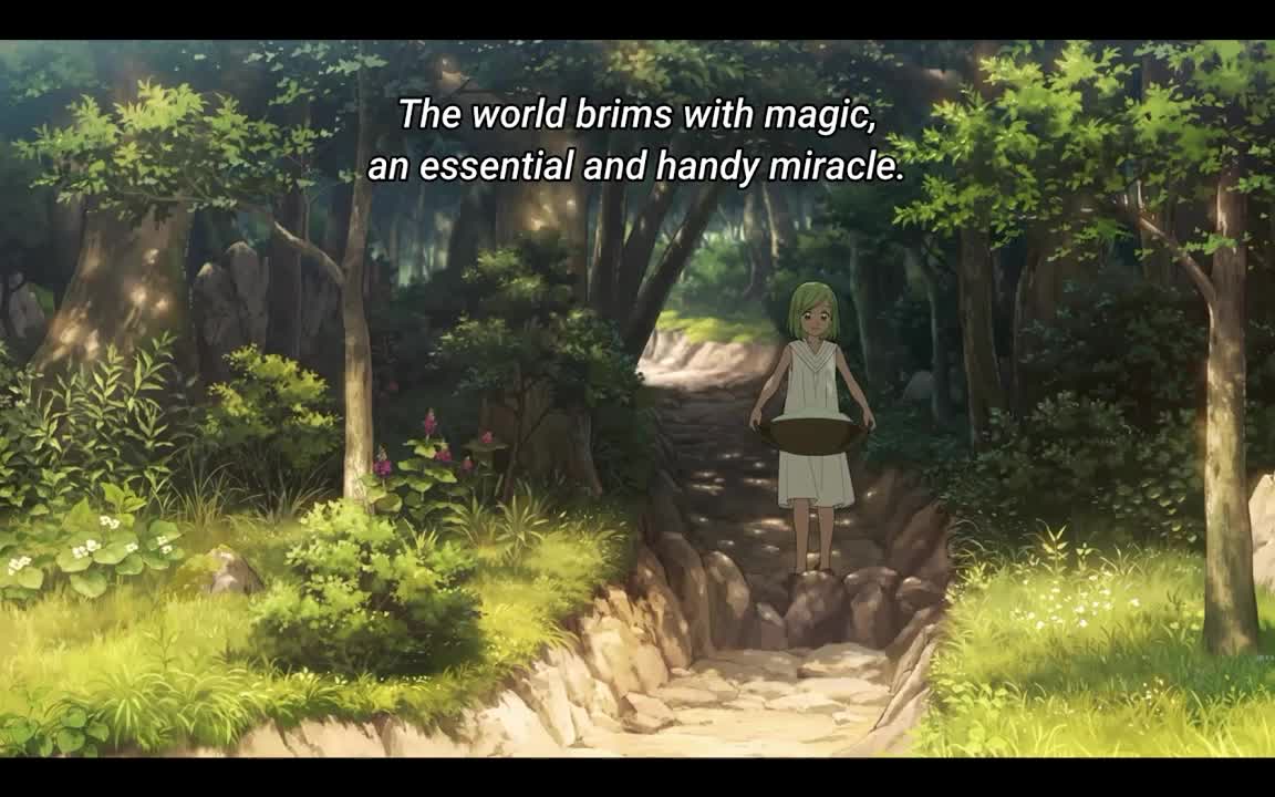 Witch Hat Atelier (Ep1) - Opening scene/Coco becomes a witch