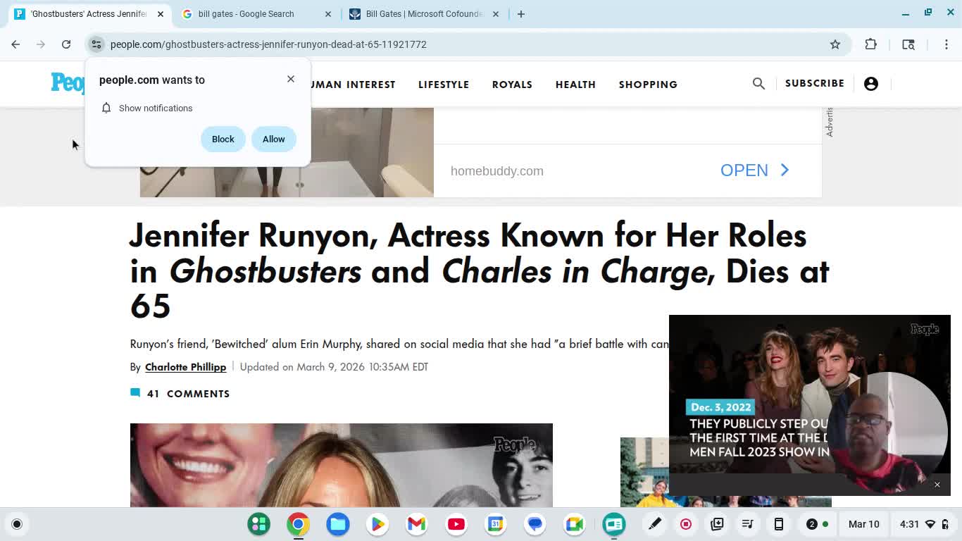 Jennifer runyon's death. my thoughts on this