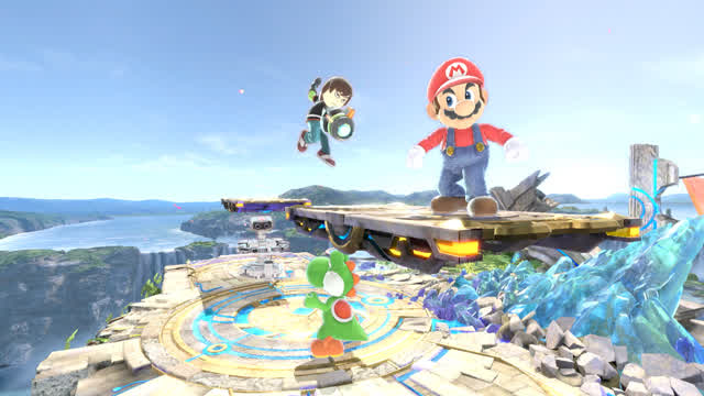 Smash Battles #2 | Mii Gunner and R.O.B. VS Mario and Yoshi