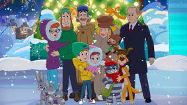 The cartoon that my stupid president is in.