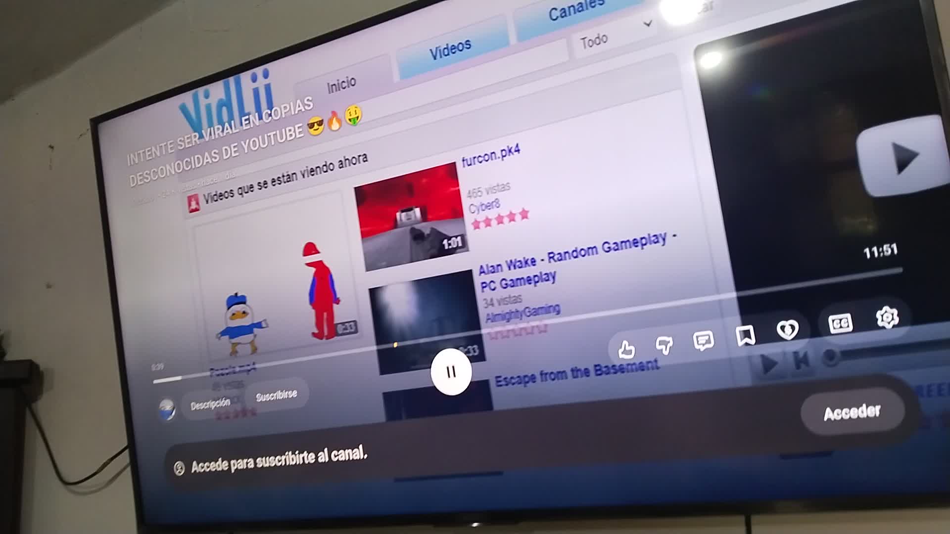 Salí en un vídeo de YouTube XD Salí en un vídeo de YouTube XD