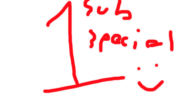 1 Subscriber special 1 Subscriber special