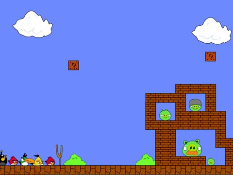 Angry Birds VS Mario
