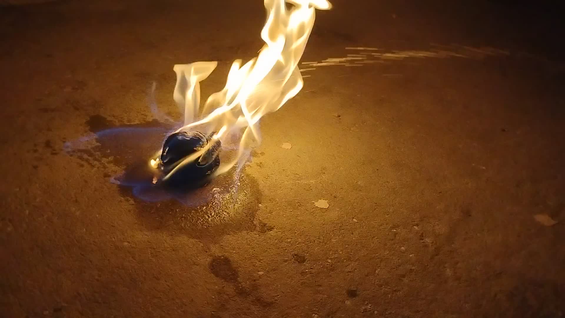 Riddler burns batman alive
