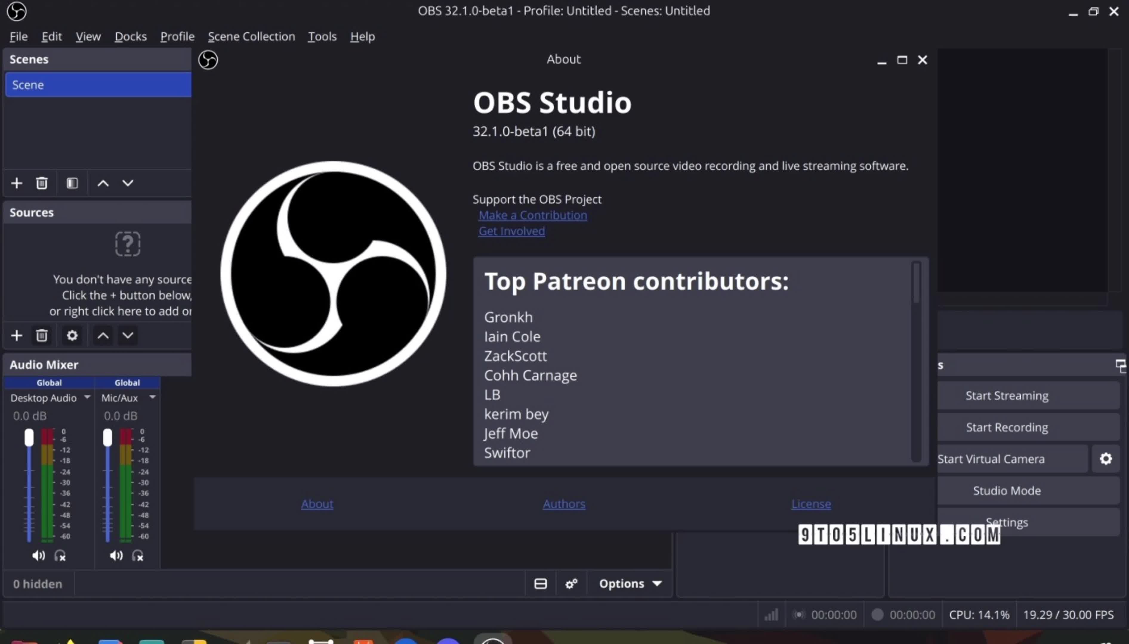 OBS Studio 32.1 Promises New Audio Mixer & WebRTC Simulcast Support, Beta Out Now