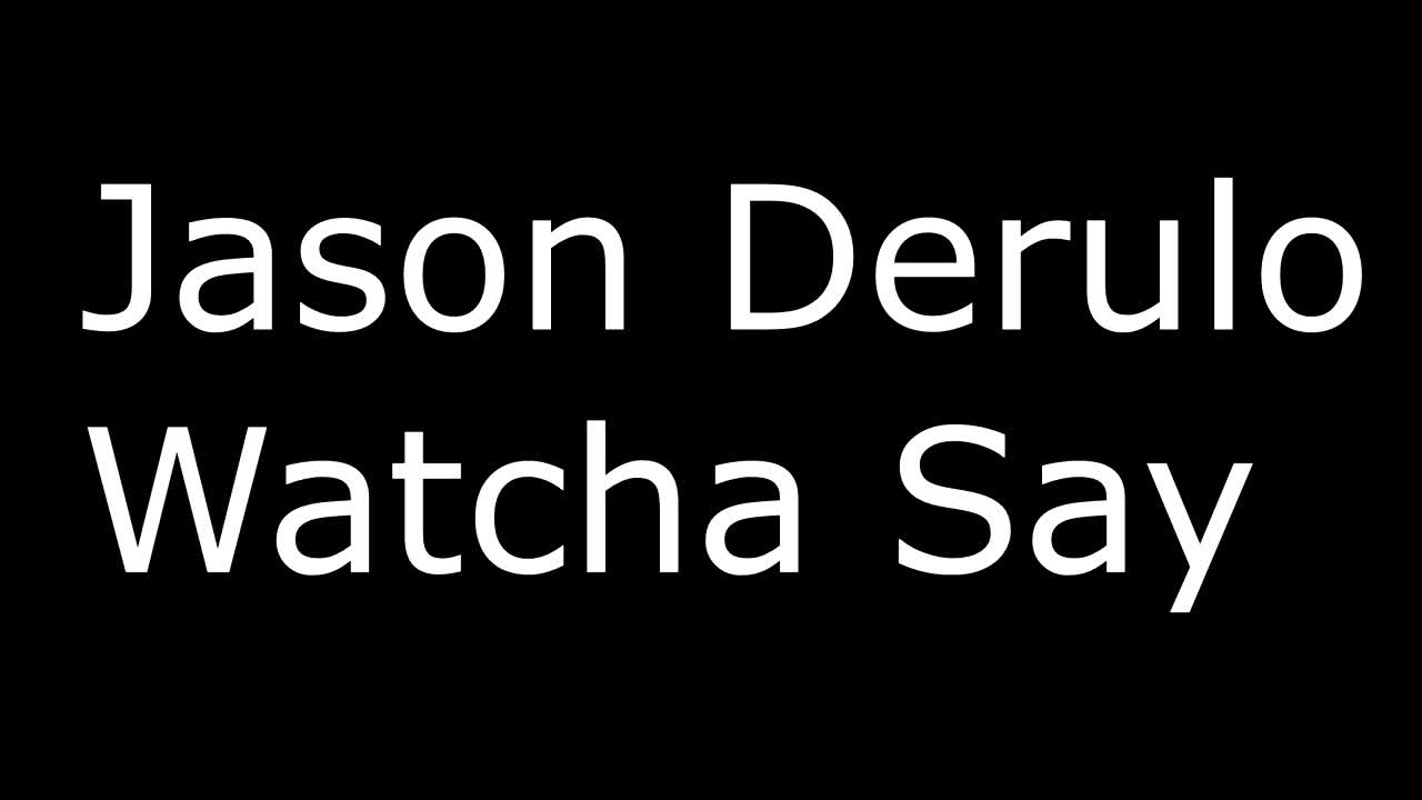 Jason Derulo Watcha Say Chernoandyl Cover