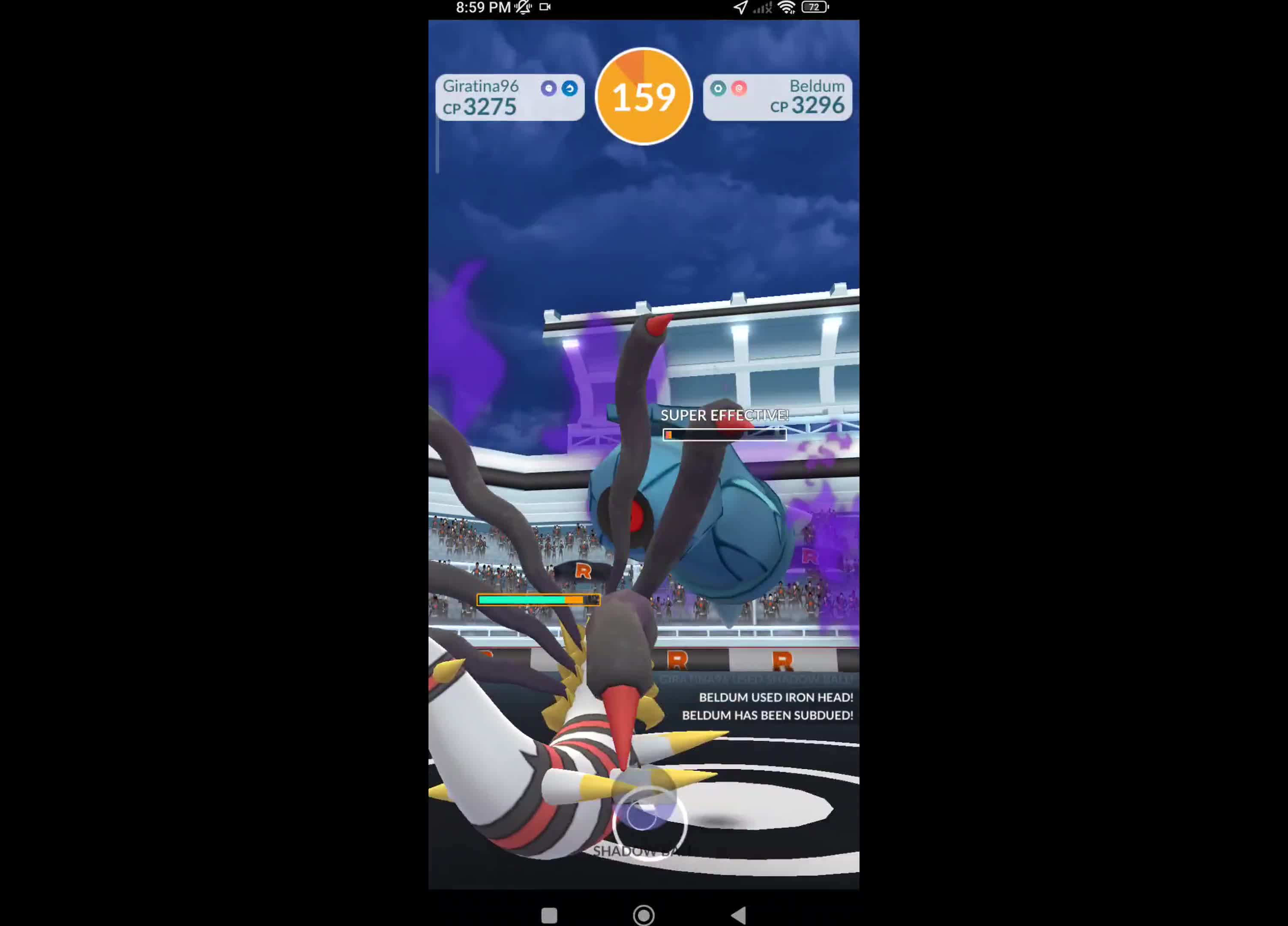 Pokémon GO 251-Shadow Beldum Raid