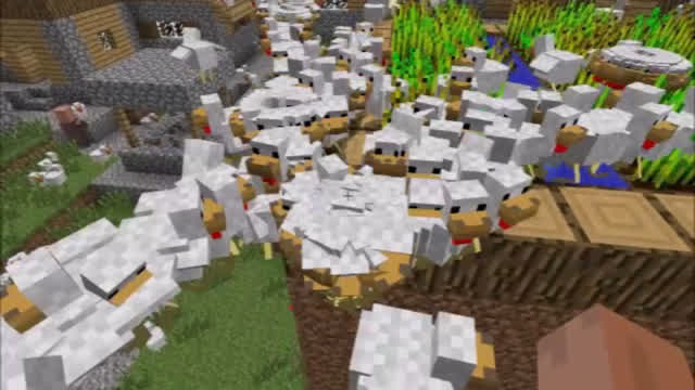 Minecraft GIANT CHICKEN BOMB!!!1!