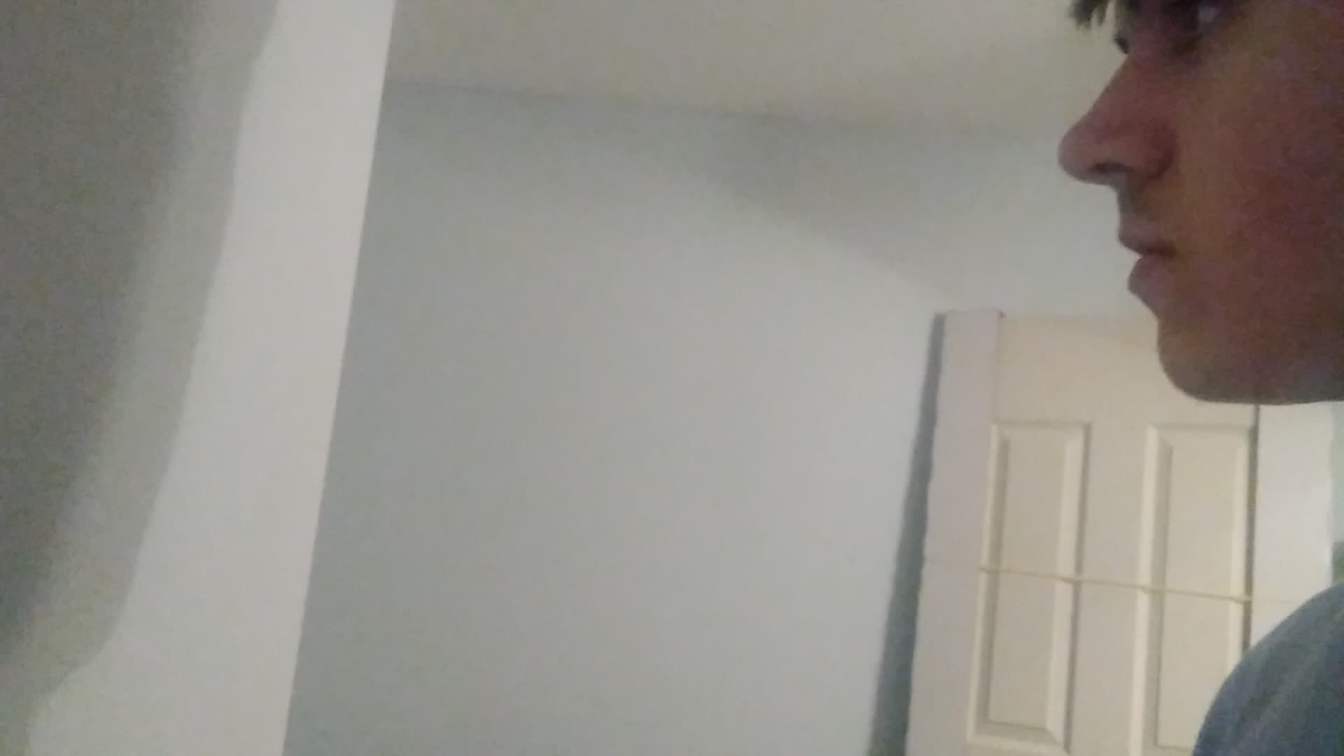 starring at a wall for 9 seconds