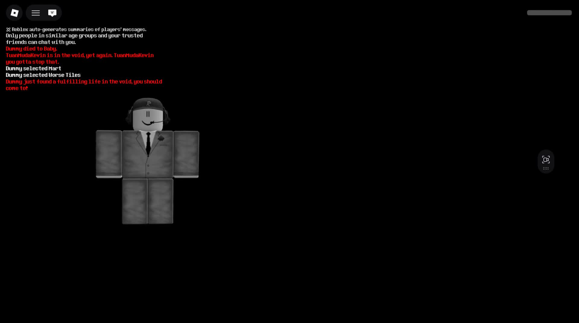 falling to void in nullscape