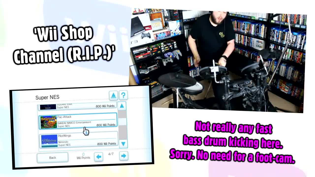Wii Shop Channel Music (DRUM COVER)