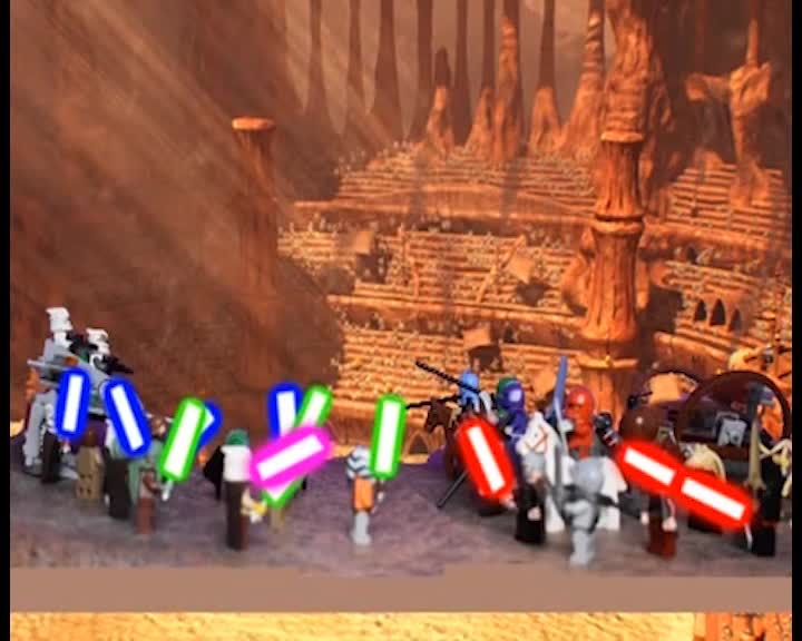 LEGO Star Wars battle of Geonosis test