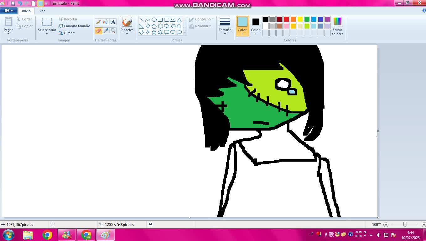 drawing in MSpaint until Go Go Go nightcore version ends lol